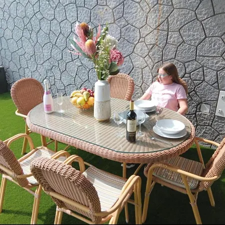 펜션 Casa Atilana Luxe Con Piscina Climatizada Privada,aire Acondicionado,terraza Privada E Independiente,wi-fi 플라야블랑카